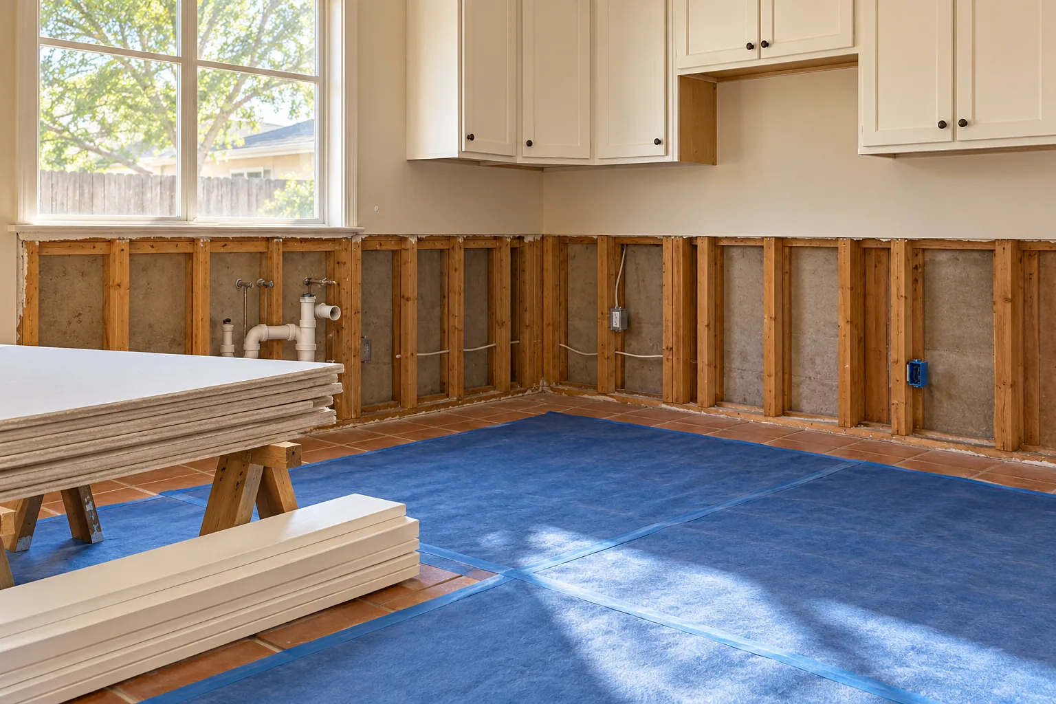 water damage restoration concept · Duncanville