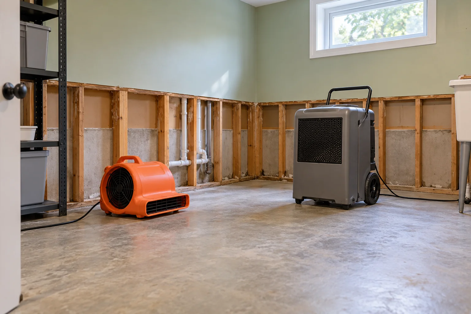 water damage restoration concept · Farmers Branch