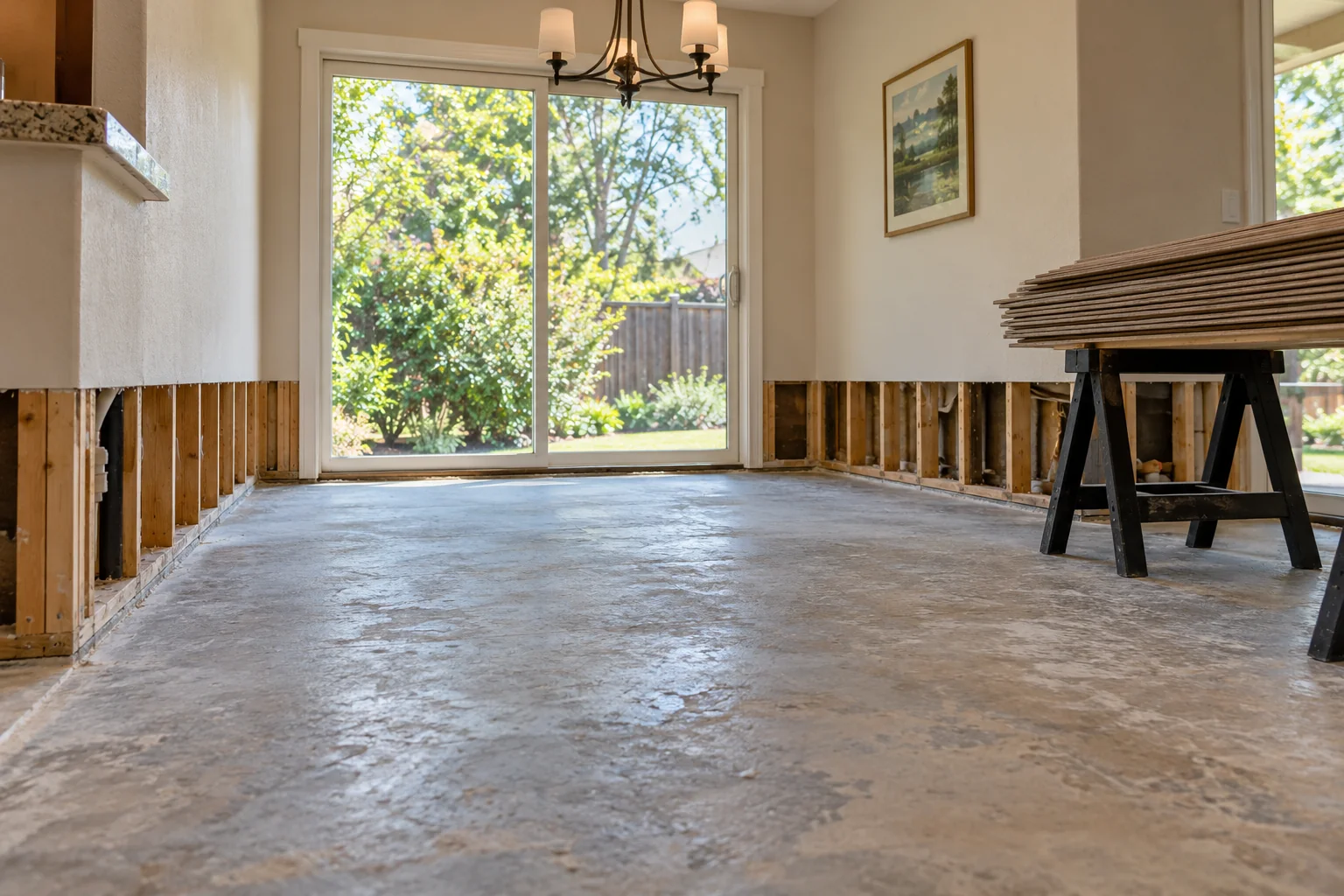 water damage restoration concept · Farmers Branch