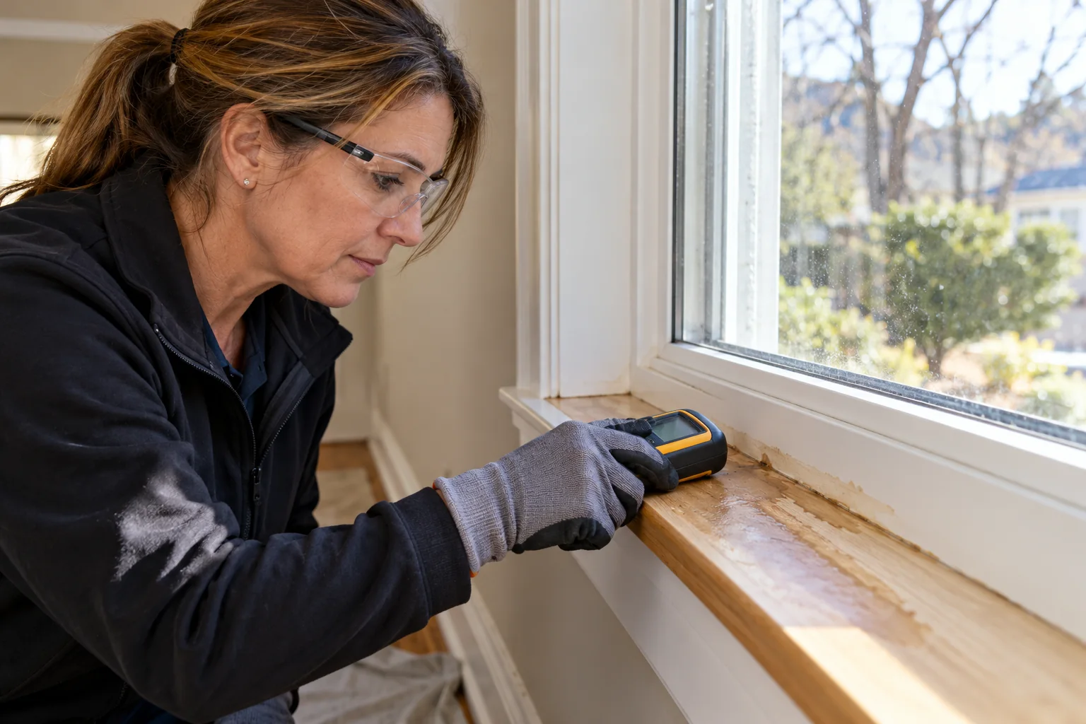 water damage restoration concept · Fort Worth