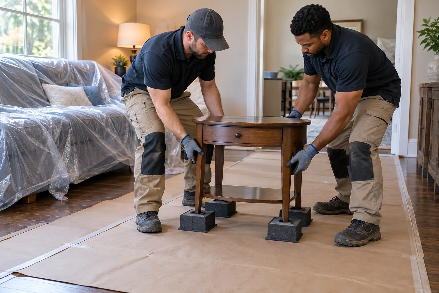 water damage restoration concept · Fort Worth