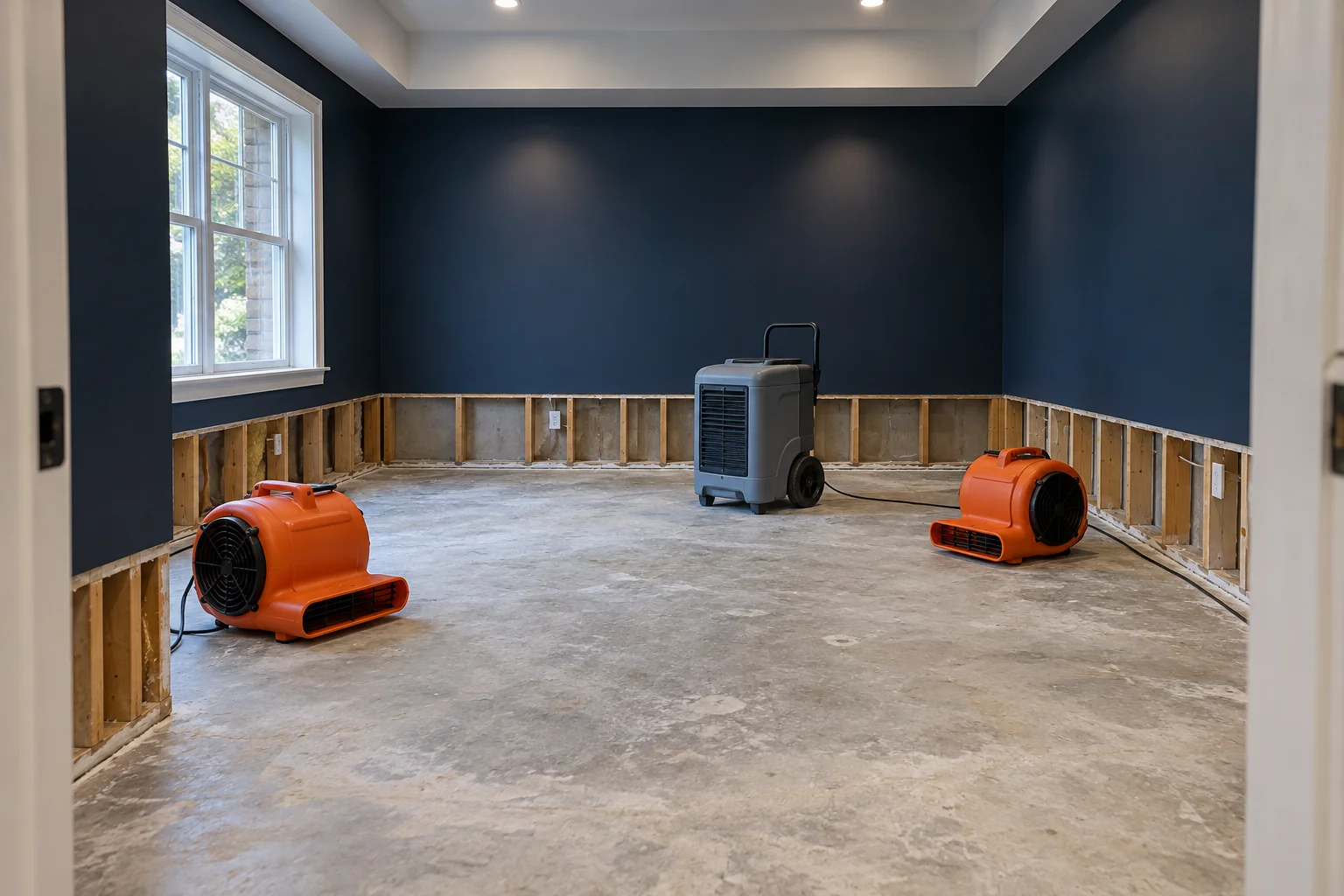 water damage restoration concept · Frisco