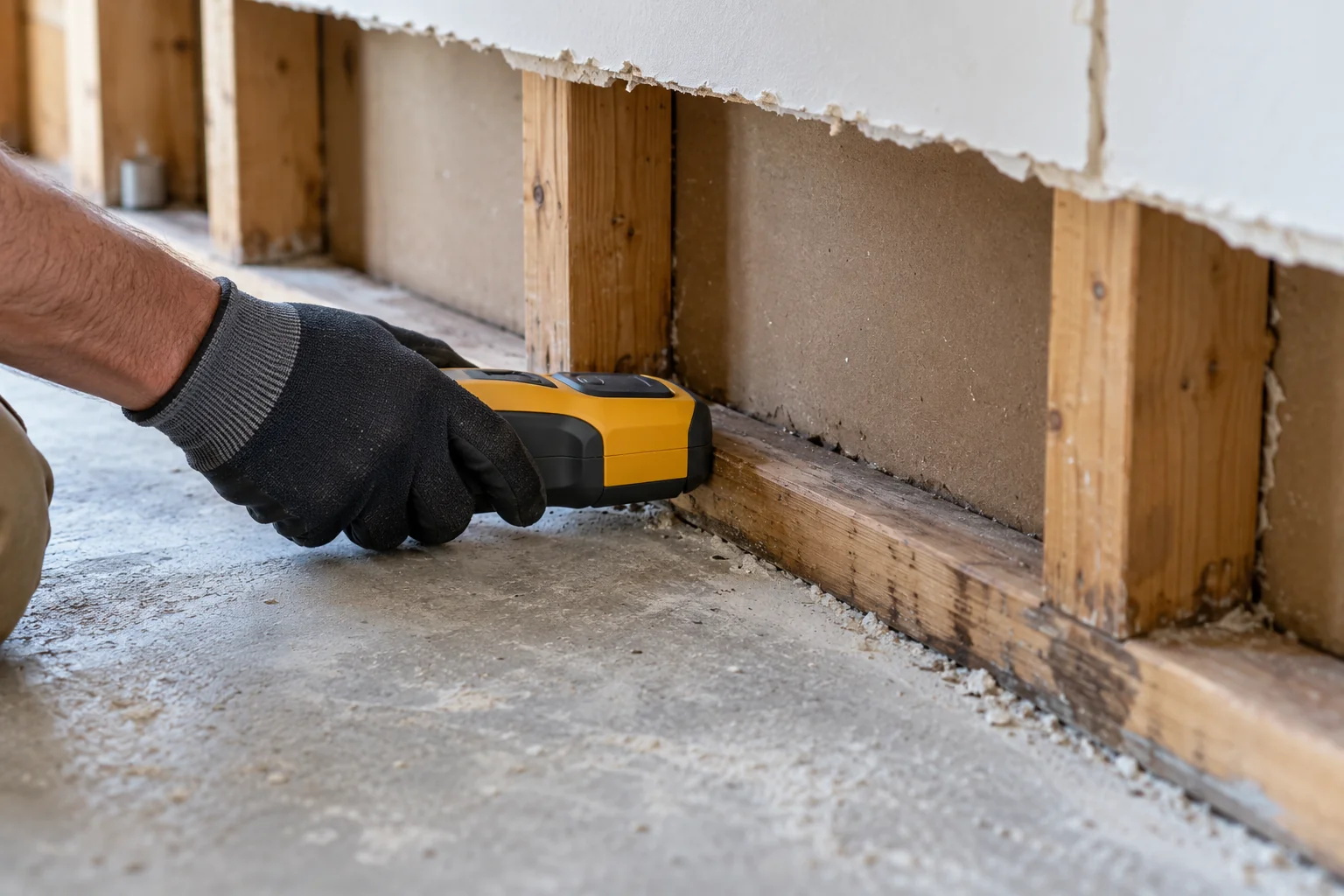 water damage restoration concept · Frisco
