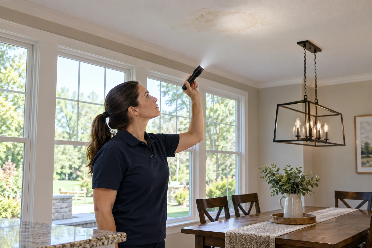water damage restoration concept · Frisco