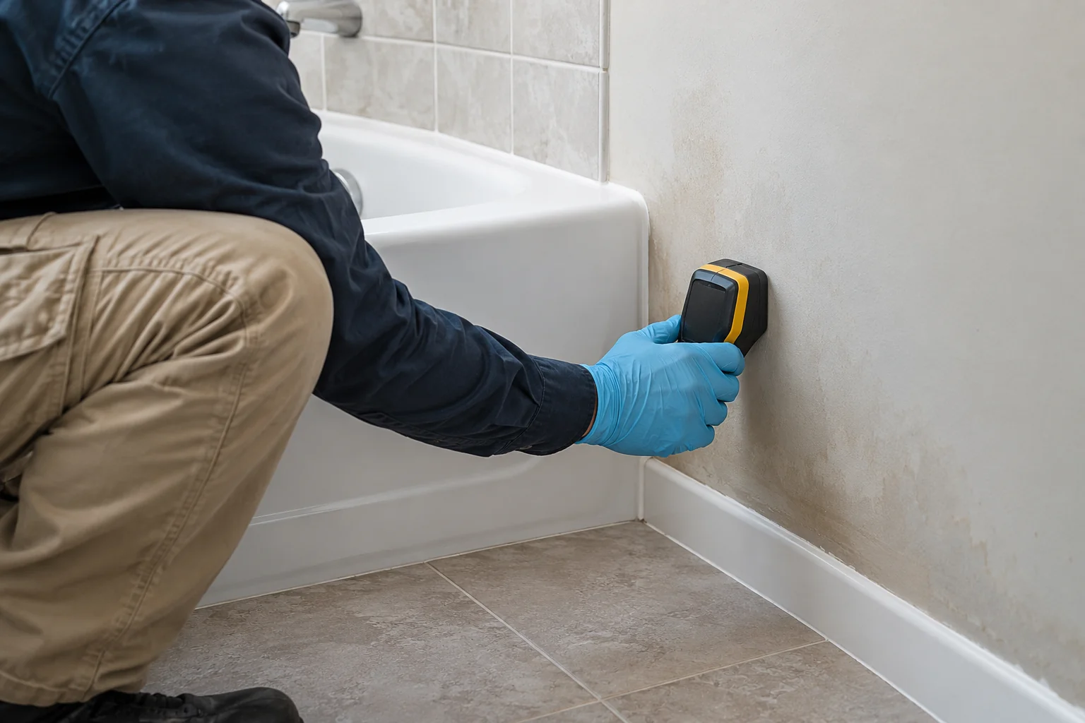 water damage restoration concept · Garland