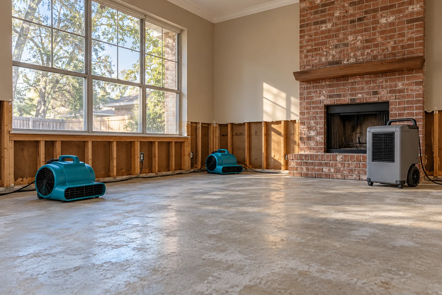 water damage restoration concept · Glenn Heights