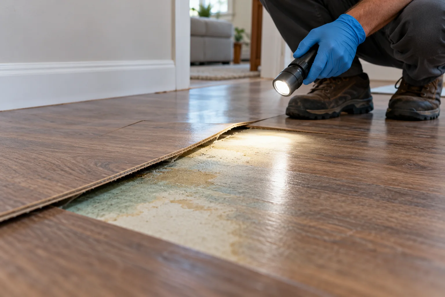 water damage restoration concept · Grand Prairie