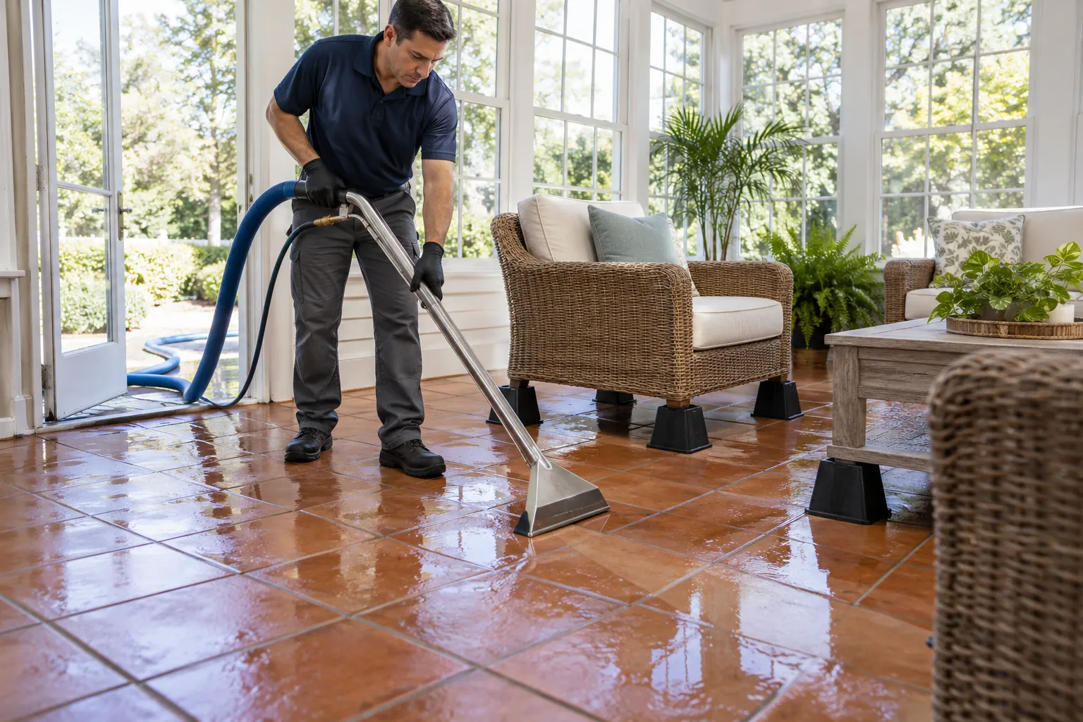 water damage restoration concept · Grapevine