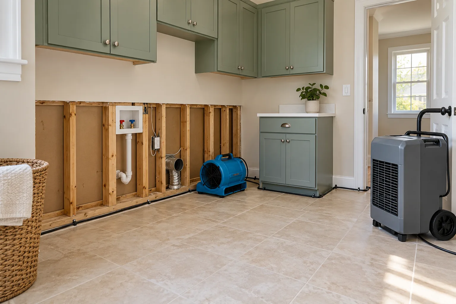 water damage restoration concept · Hurst