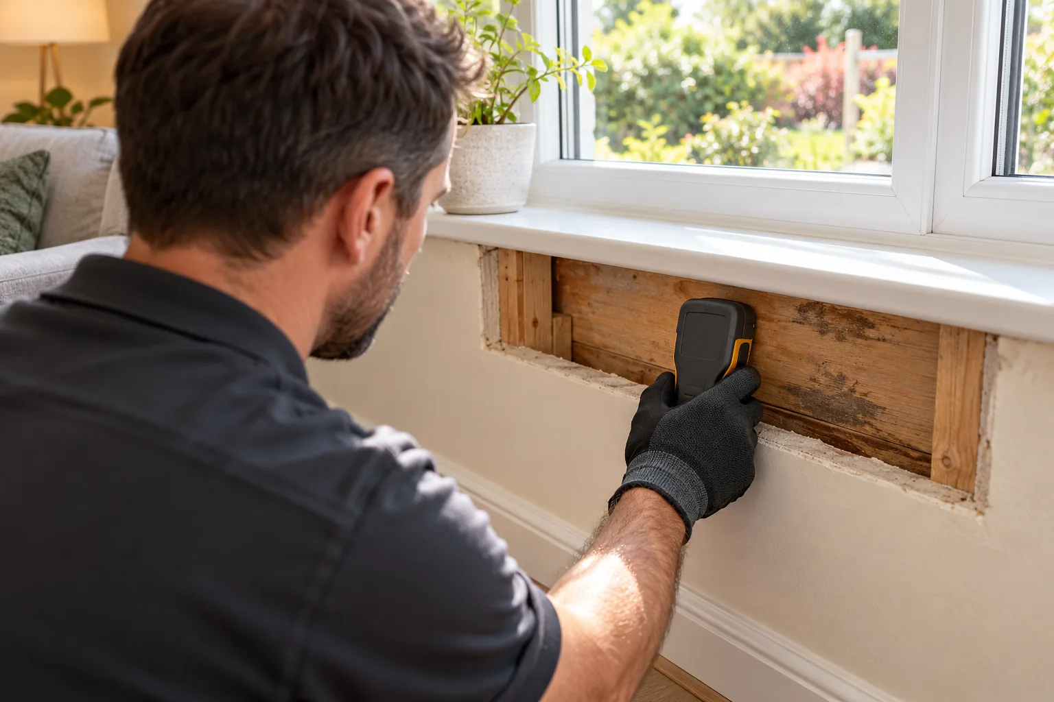 water damage restoration concept · Hurst