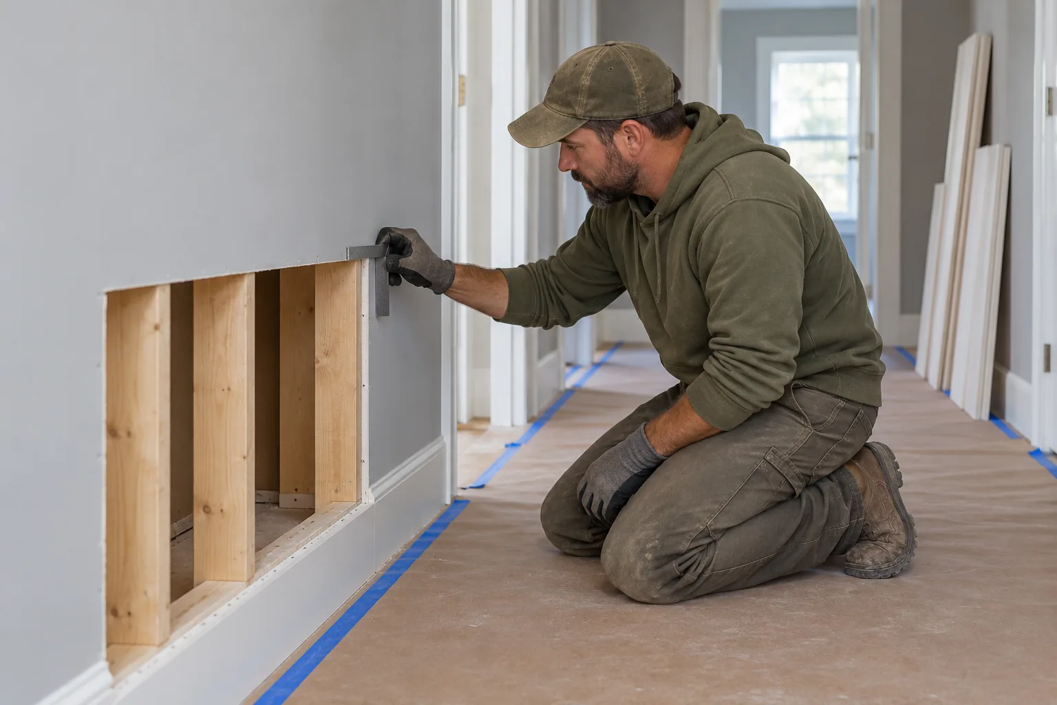 water damage restoration concept · Hurst