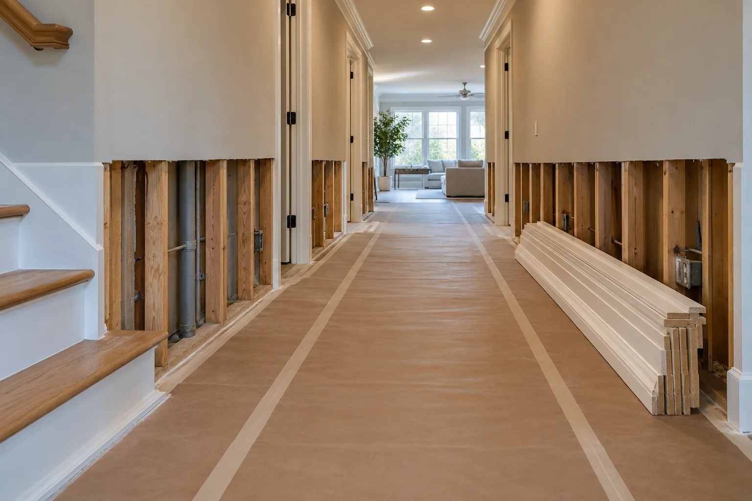 water damage restoration concept · Irving