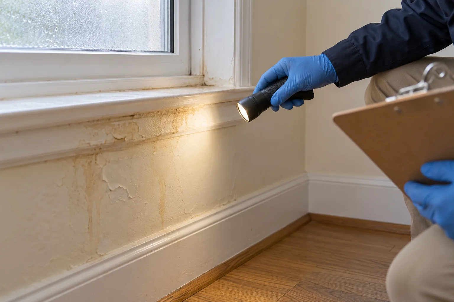 water damage restoration concept · Lancaster