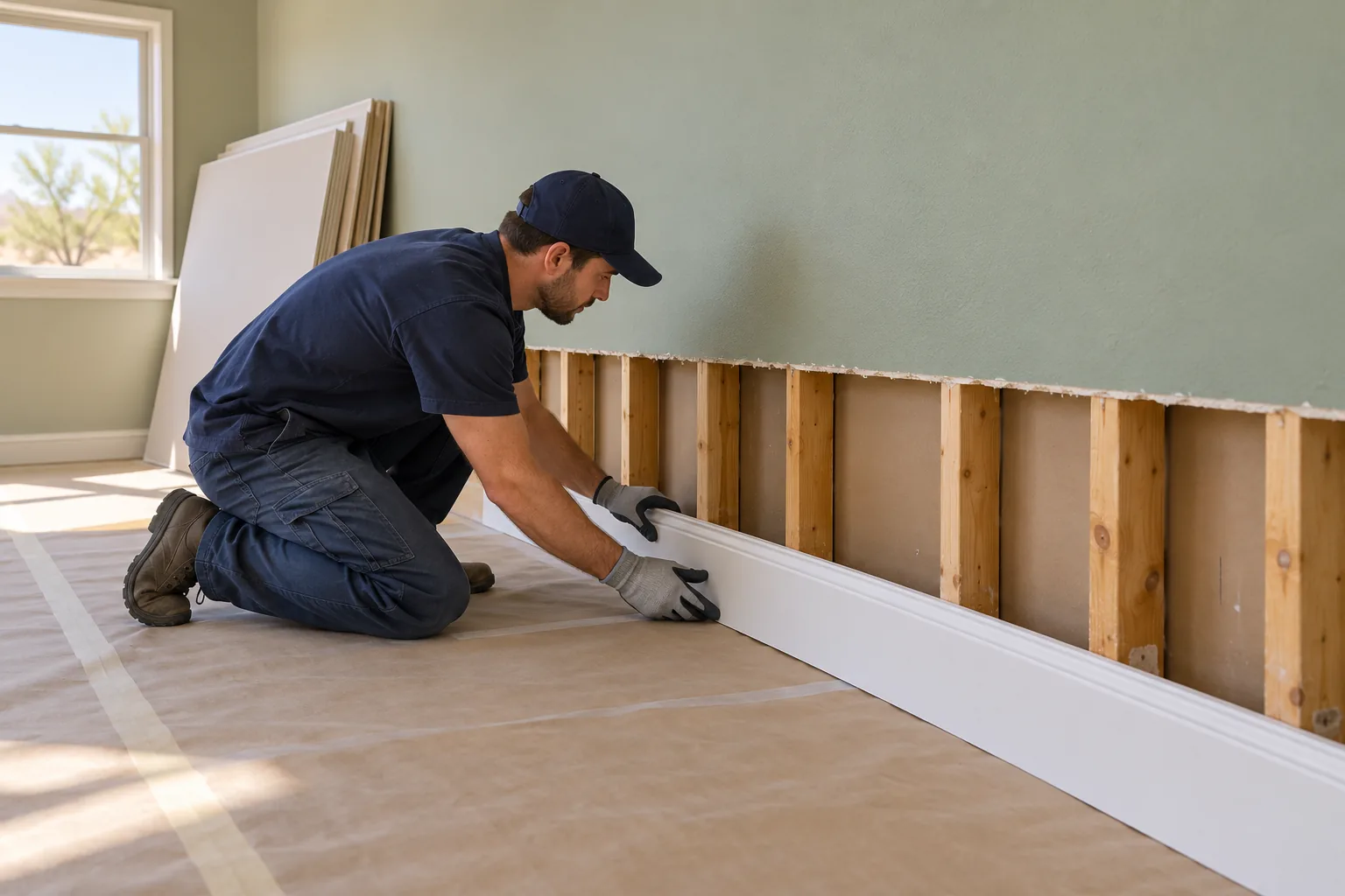 water damage restoration concept · Mesquite