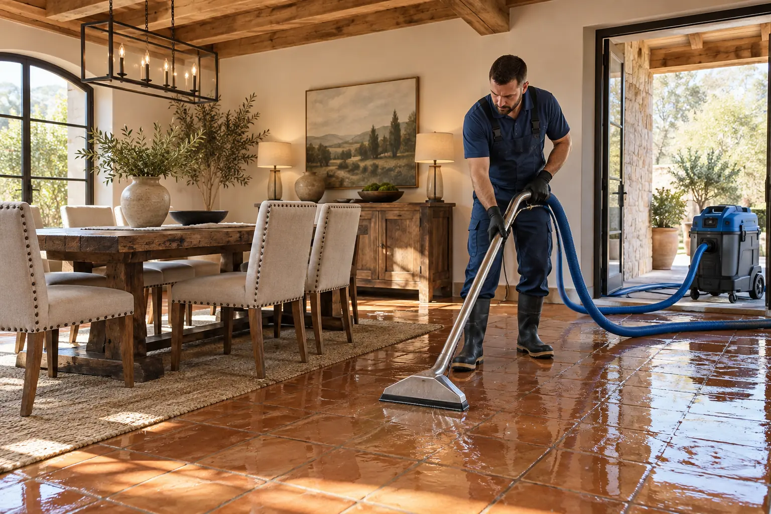 water damage restoration concept · Midlothian