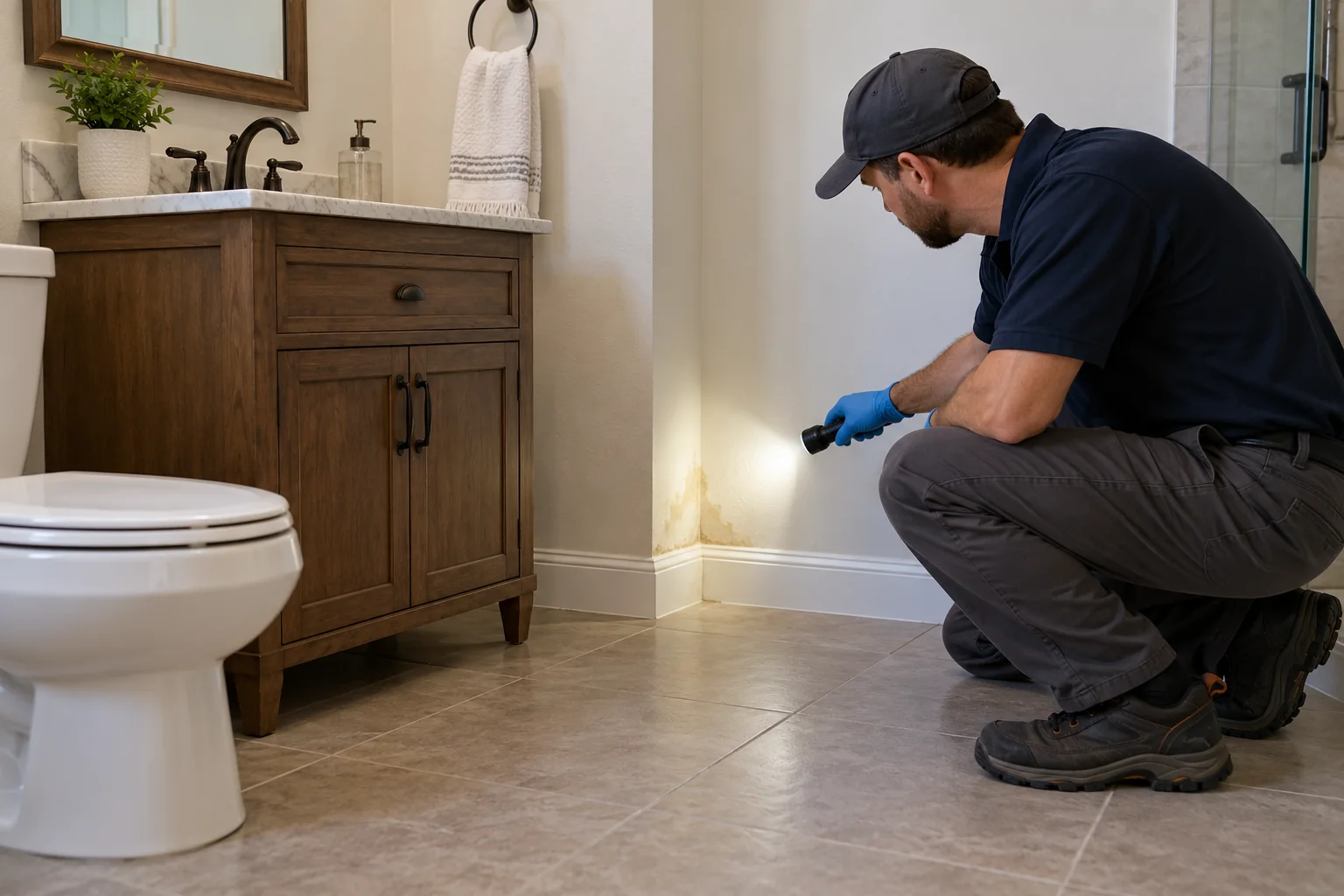 water damage restoration concept · Midlothian