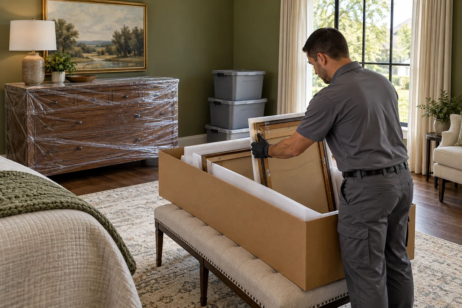 water damage restoration concept · North Richland Hills
