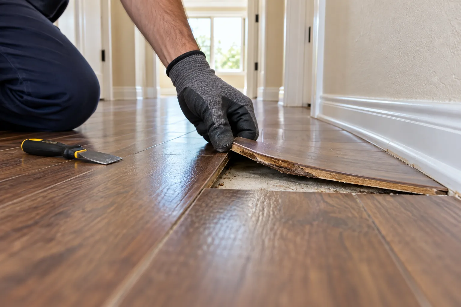 water damage restoration concept · North Richland Hills