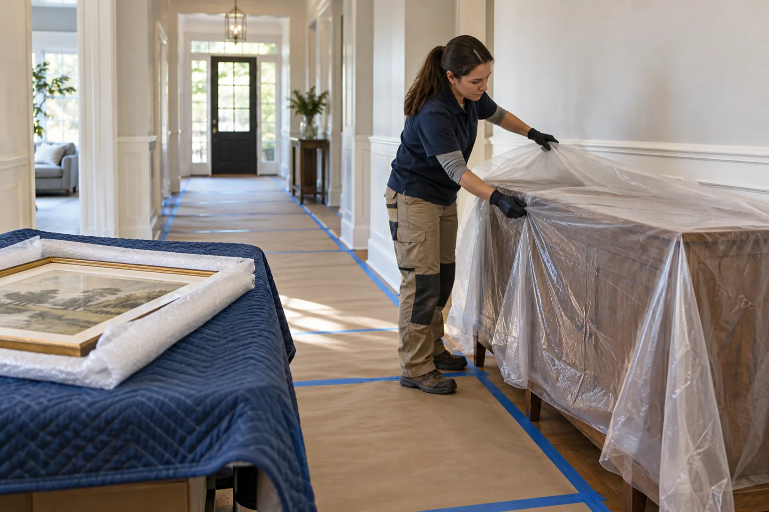 water damage restoration concept · Ovilla