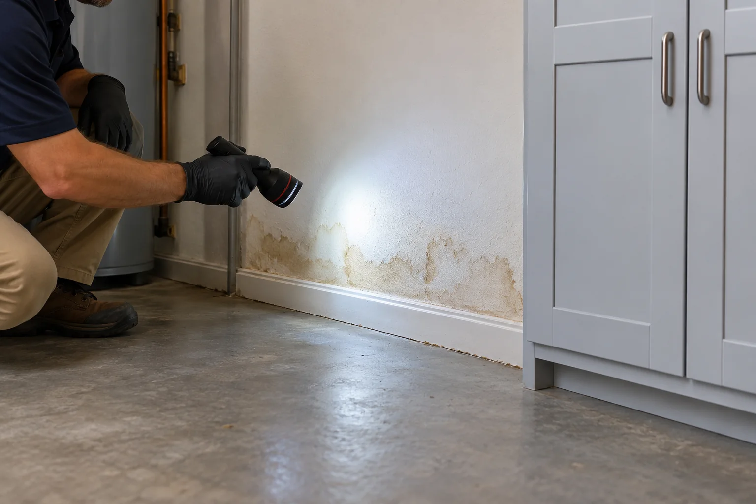 water damage restoration concept · Ovilla