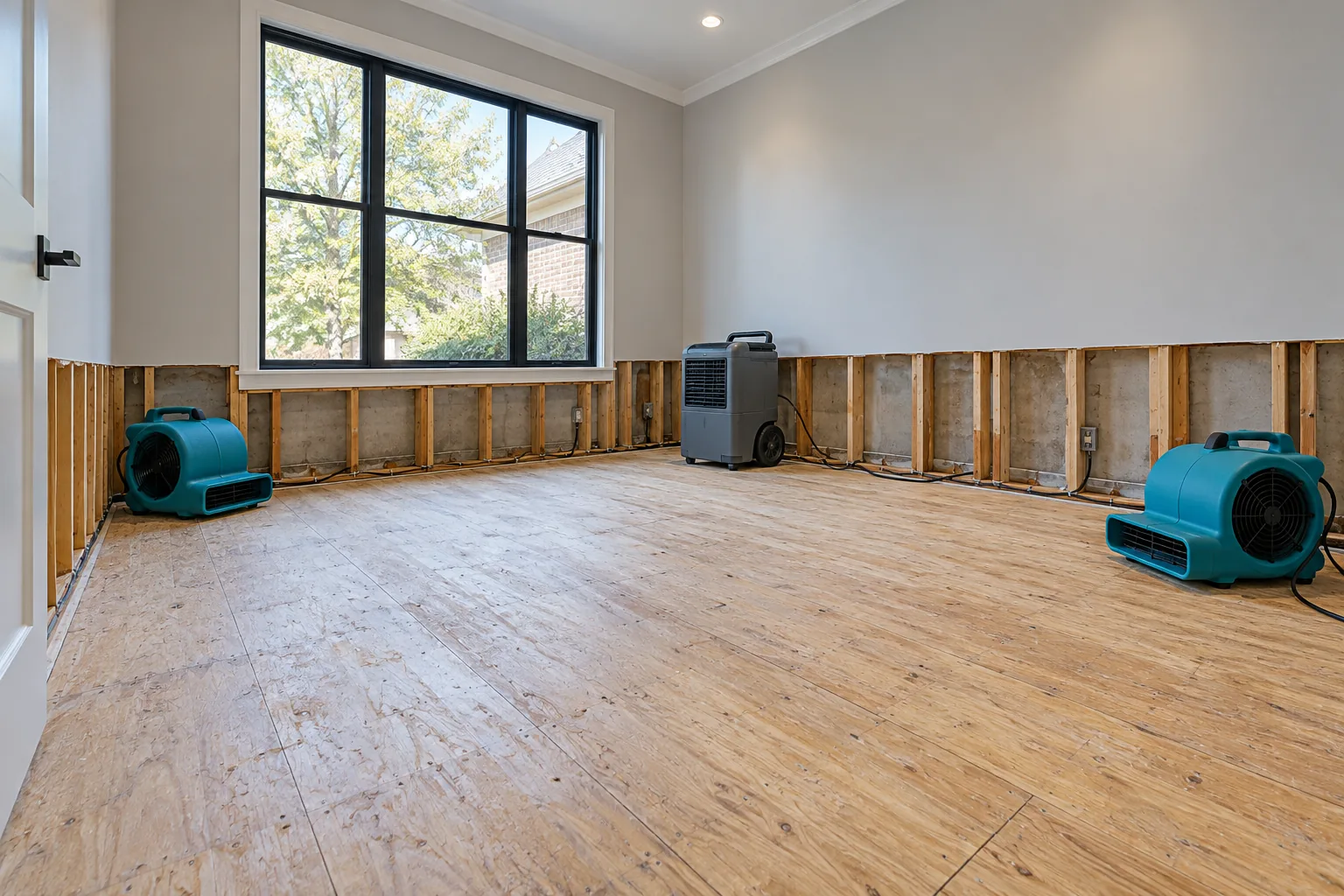 water damage restoration concept · Plano