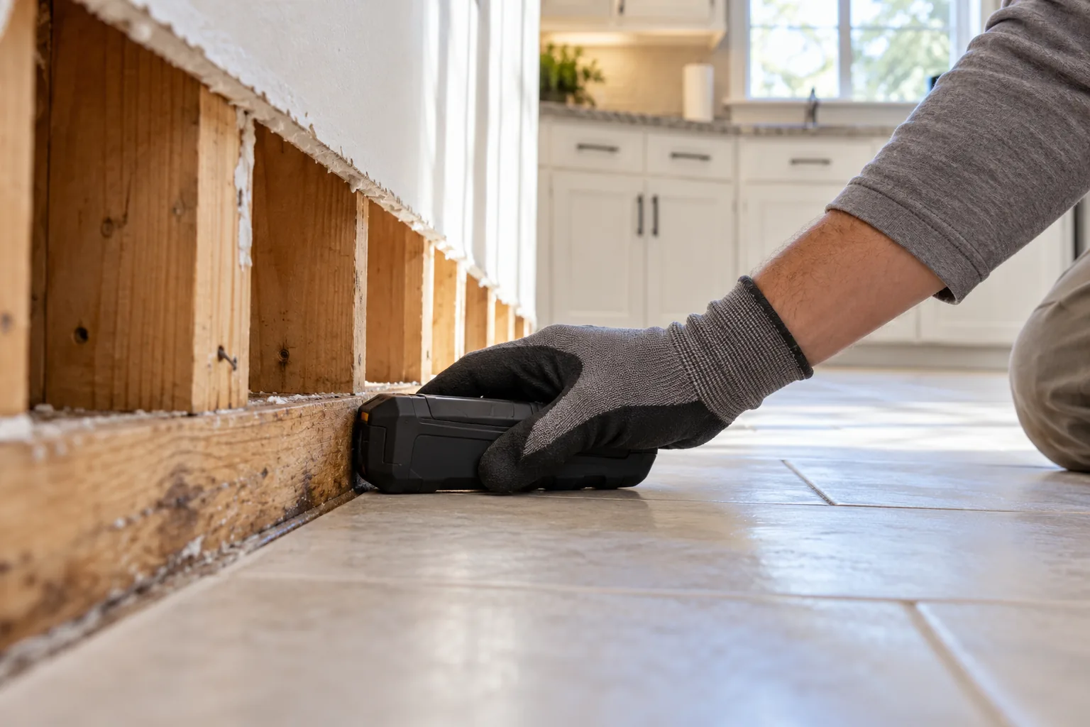 water damage restoration concept · Plano