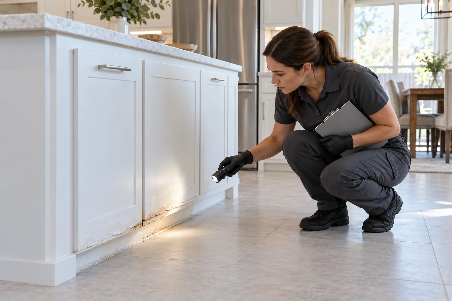 water damage restoration concept · Plano