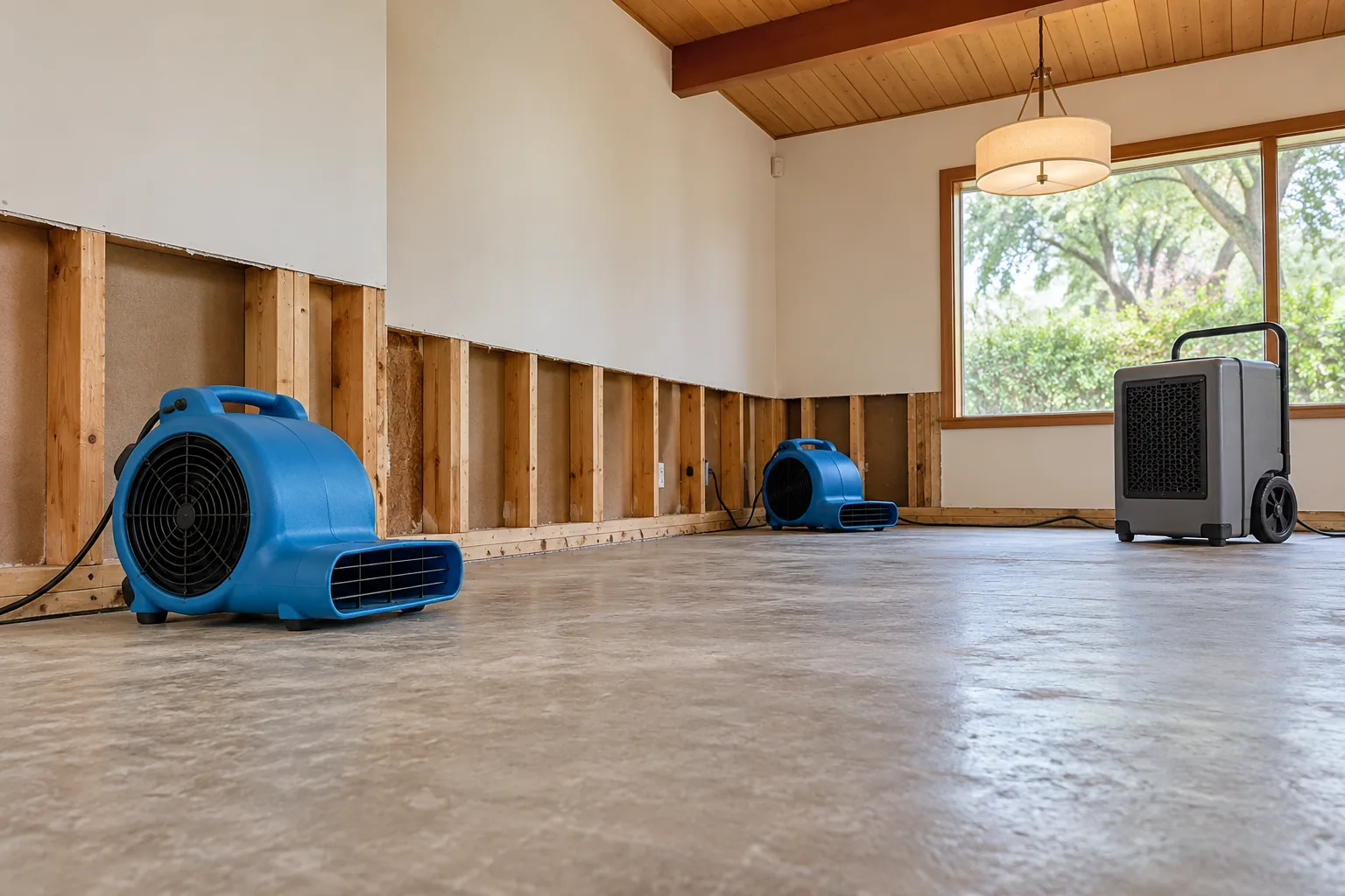 water damage restoration concept · Richardson