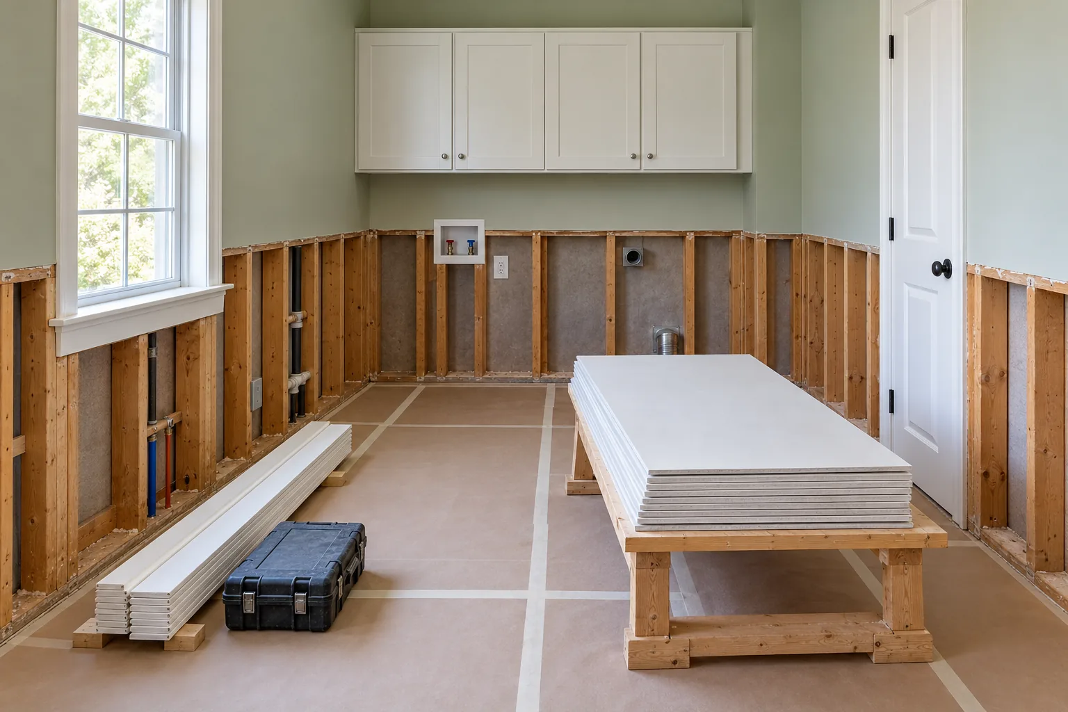 water damage restoration concept · Richardson