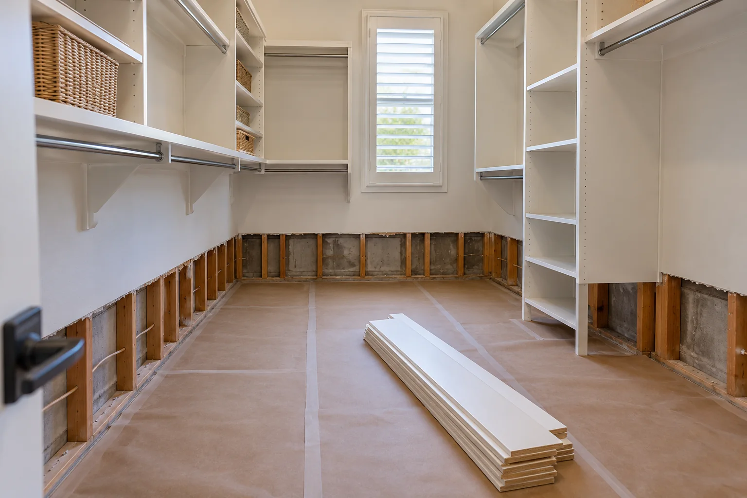 water damage restoration concept · Rowlett