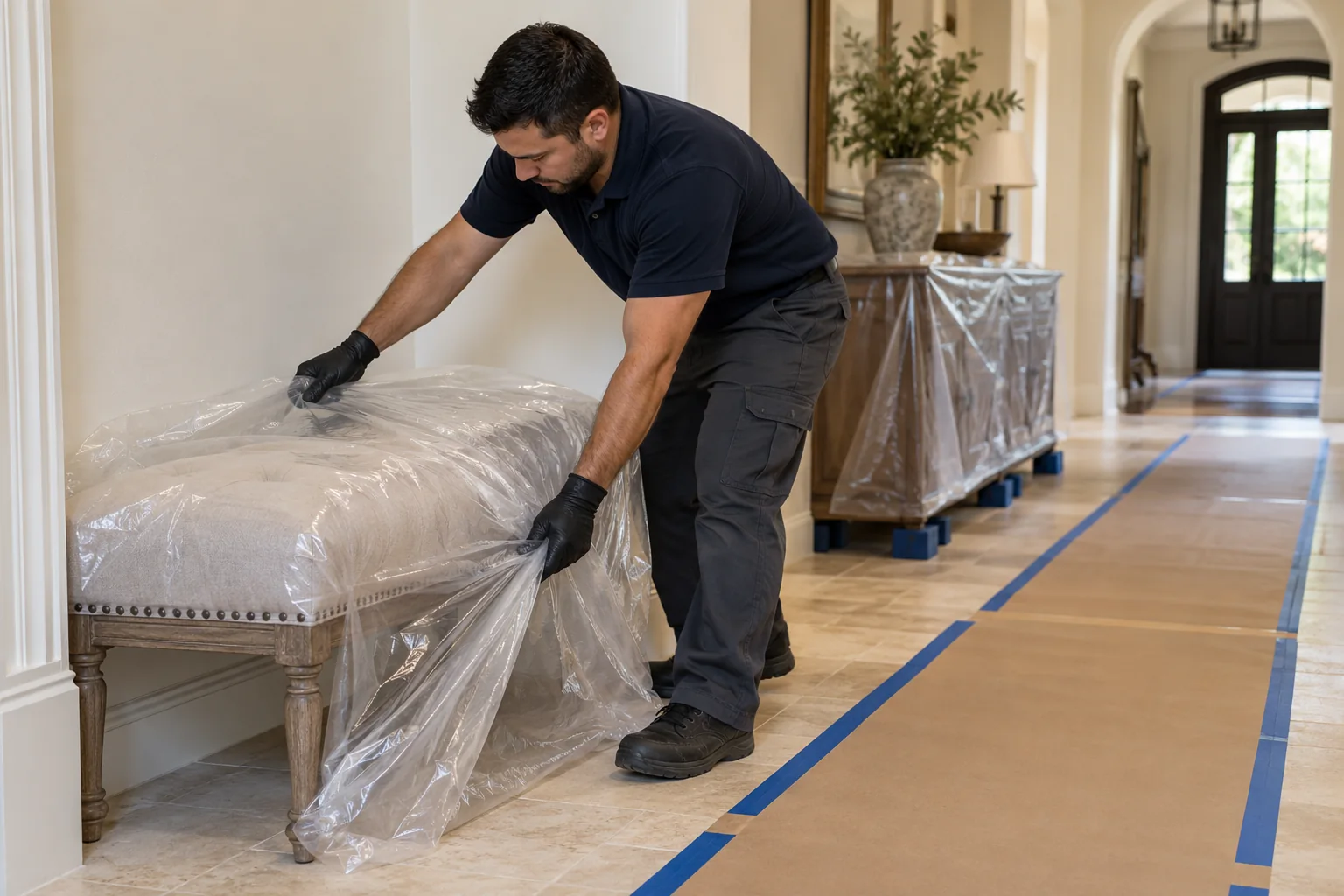 water damage restoration concept · Southlake