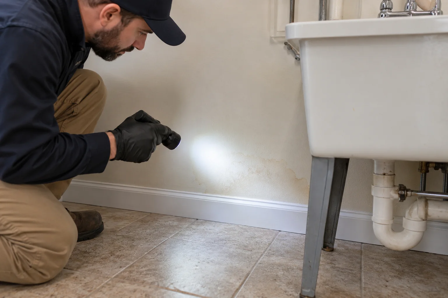 water damage restoration concept · Waxahachie