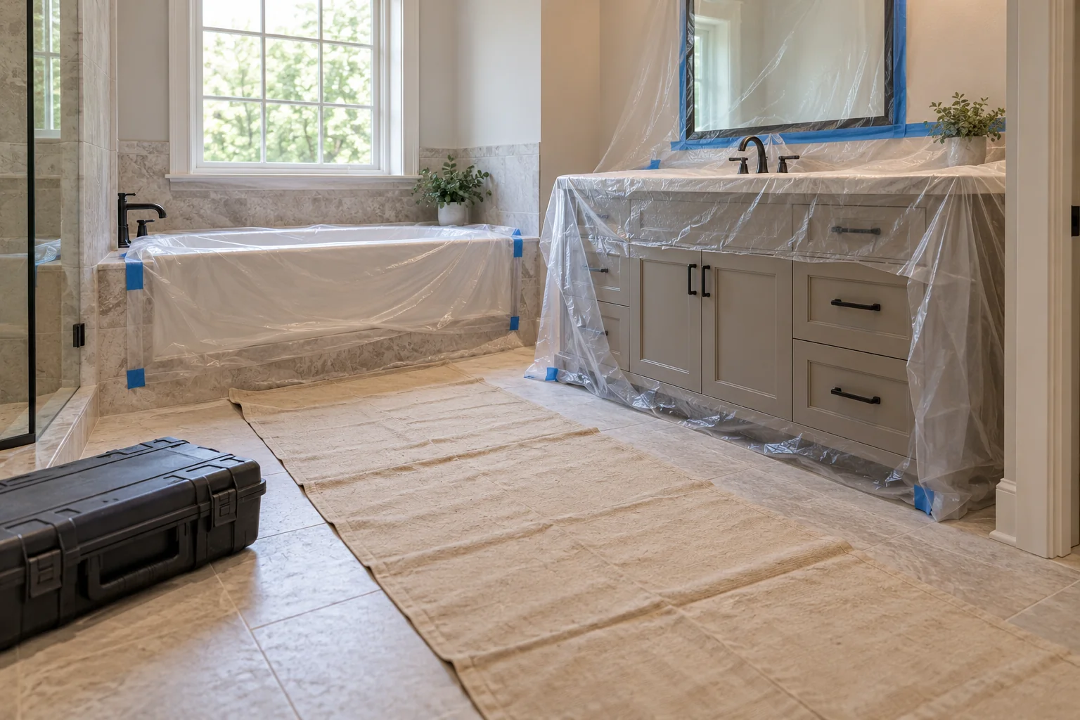 bathroom remodeling concept · Allen