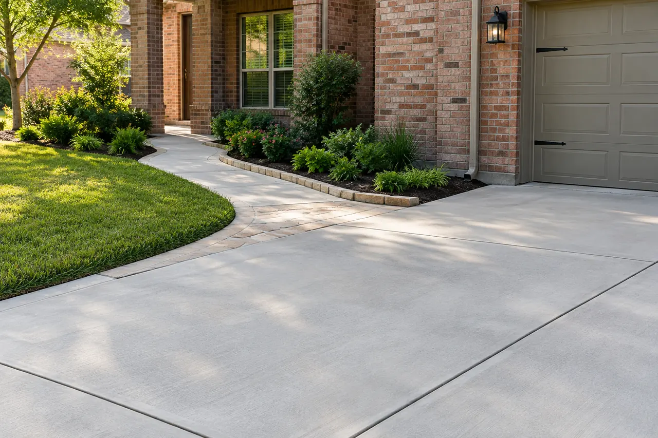 concrete driveways concept · Allen