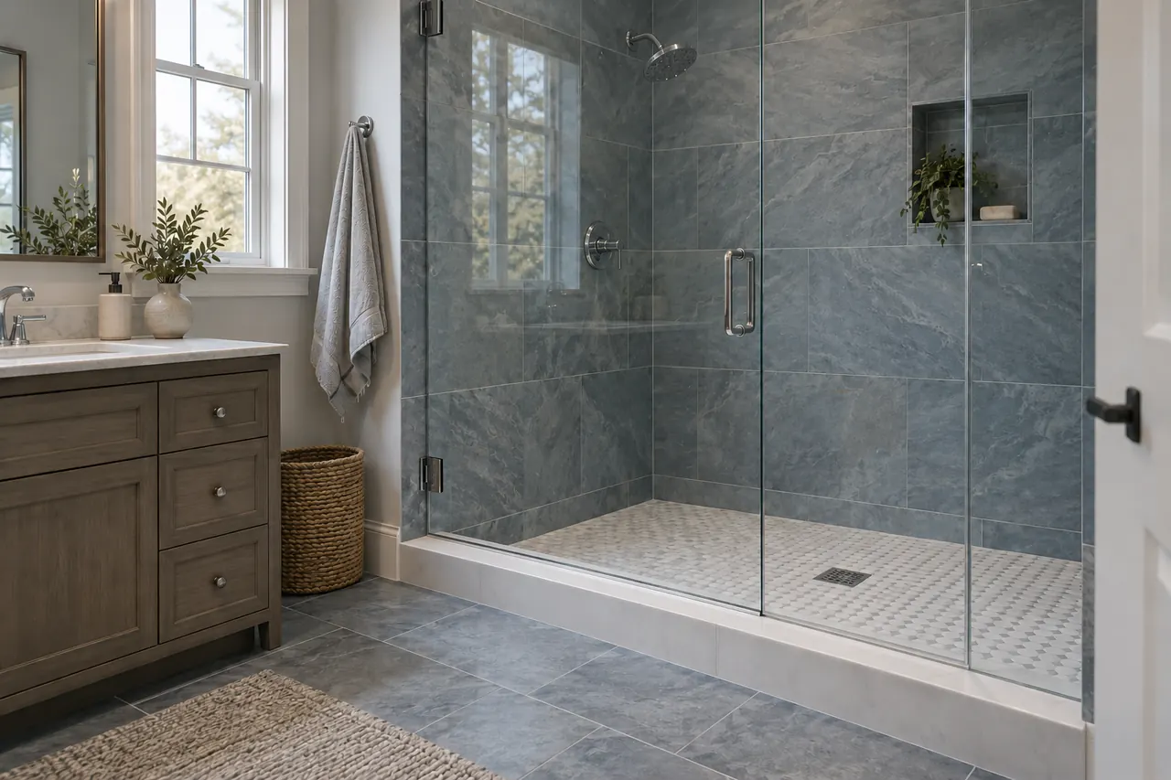 bathroom remodeling concept · Arlington