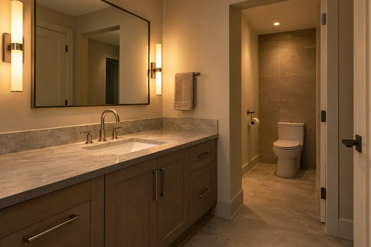 bathroom remodeling concept · Arlington
