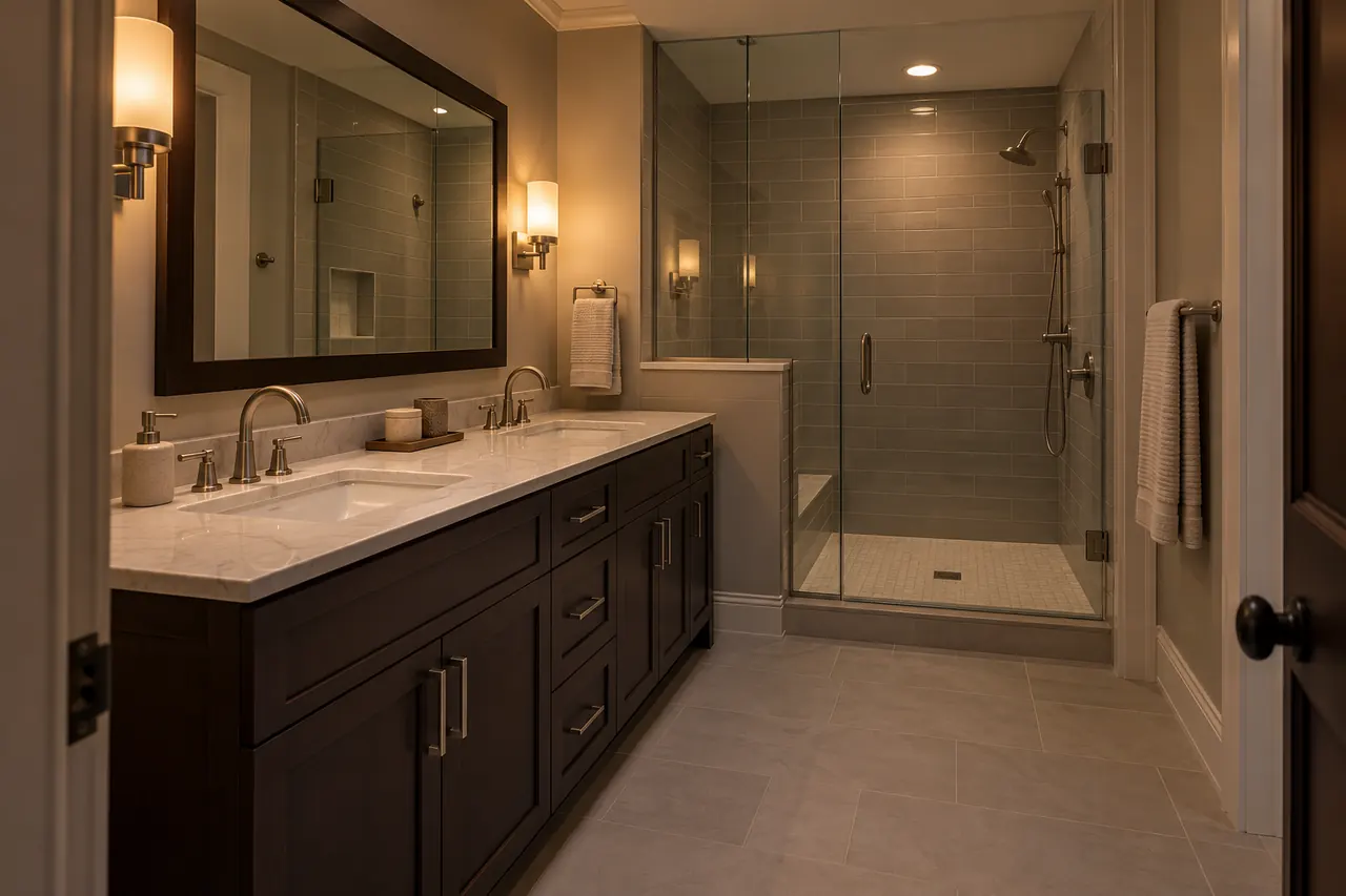 bathroom remodeling concept · Arlington