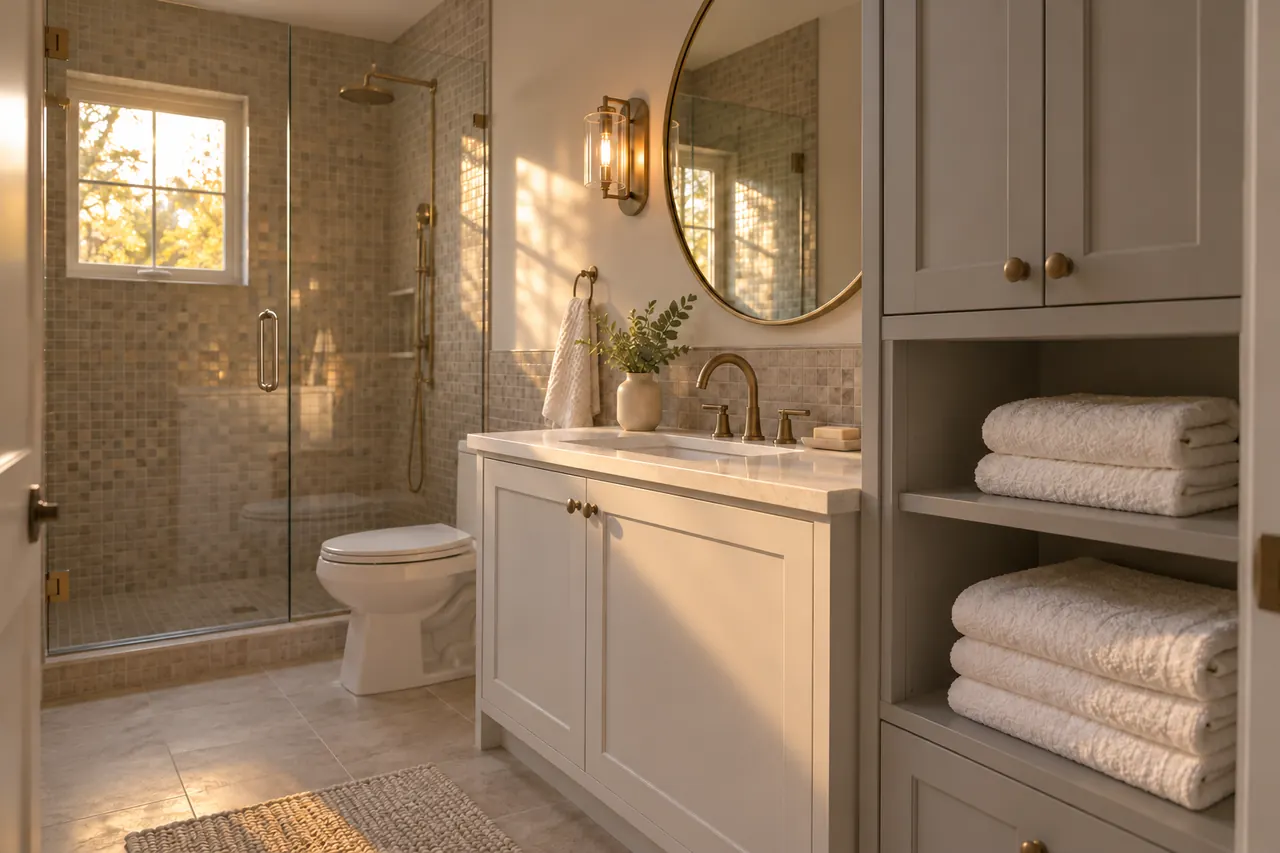bathroom remodeling concept · Arlington