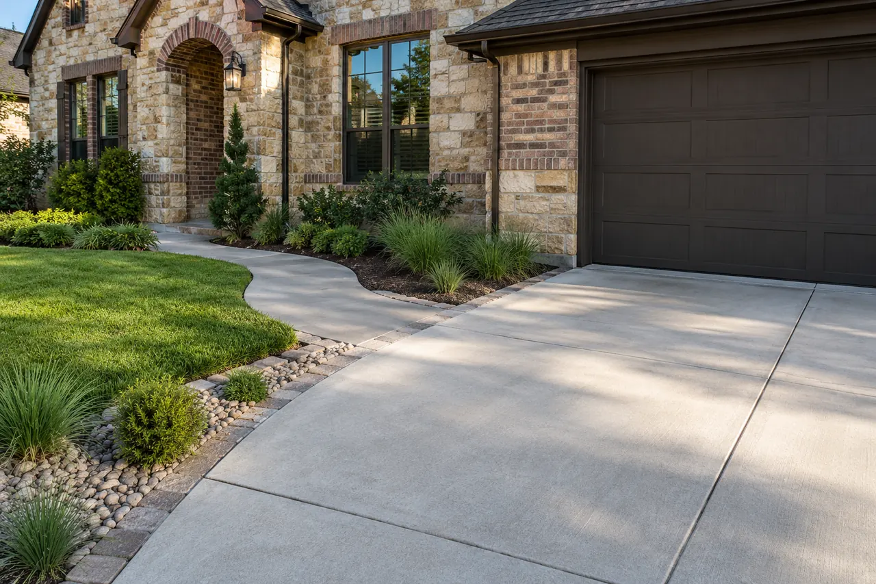 concrete driveways concept · Arlington