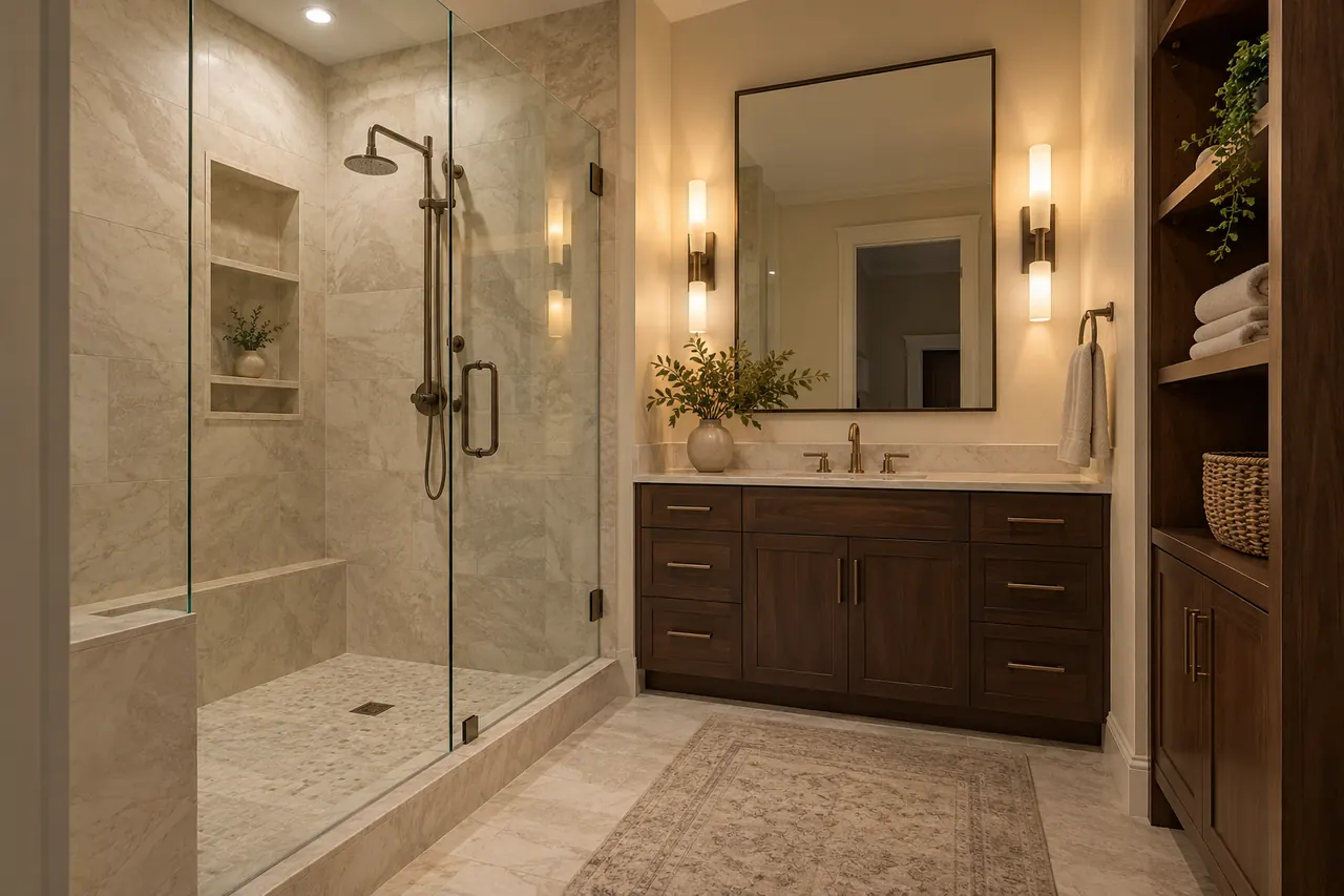 shower remodeling concept · Arlington