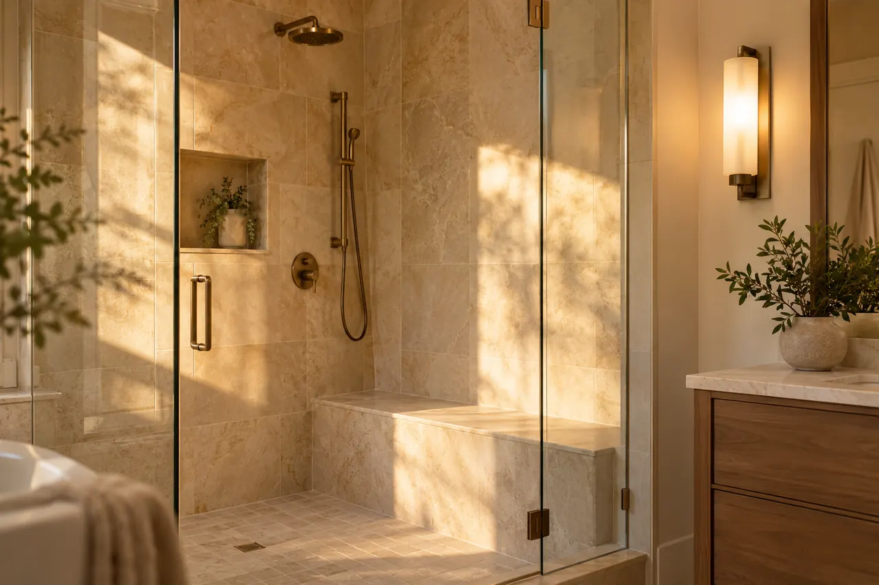 shower remodeling concept · Arlington