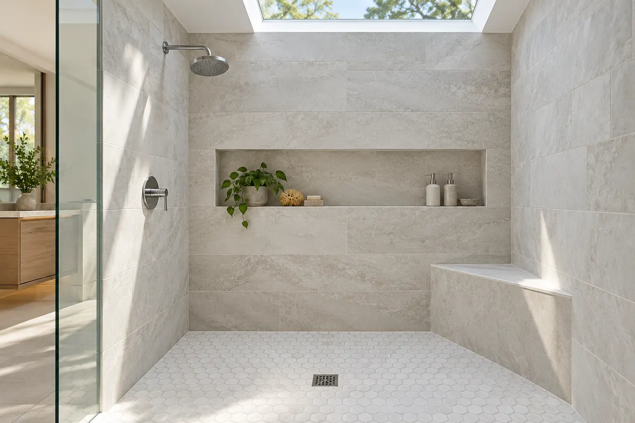 bathroom remodeling concept · Bedford