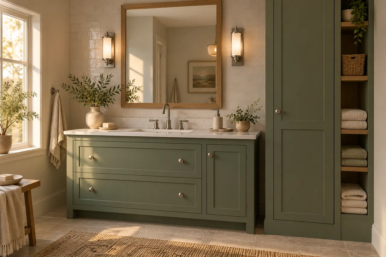 bathroom remodeling concept · Bedford