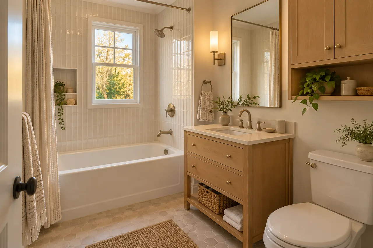 bathroom remodeling concept · Bedford
