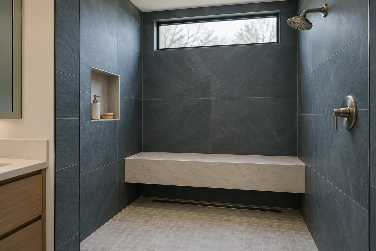 bathroom remodeling concept · Bedford