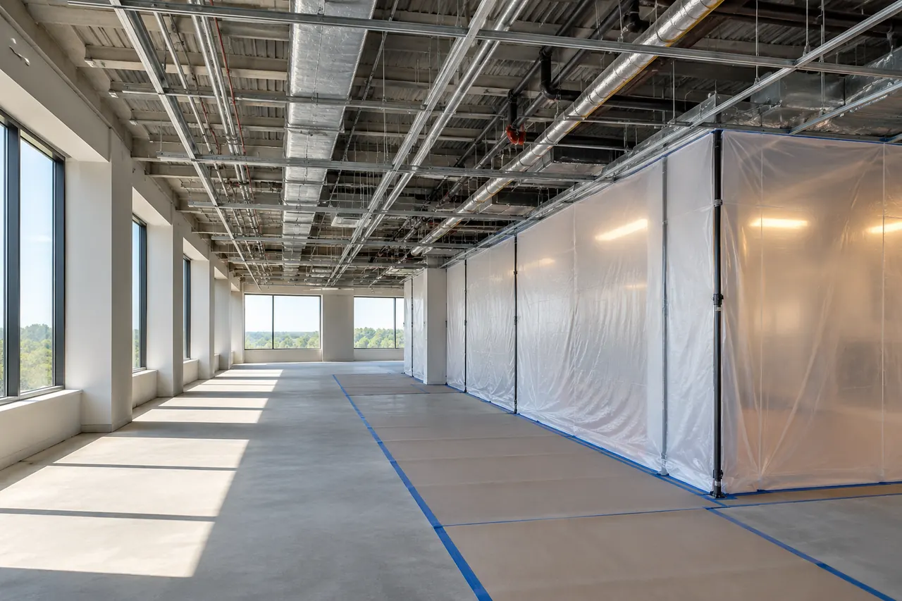 commercial construction concept · Bedford