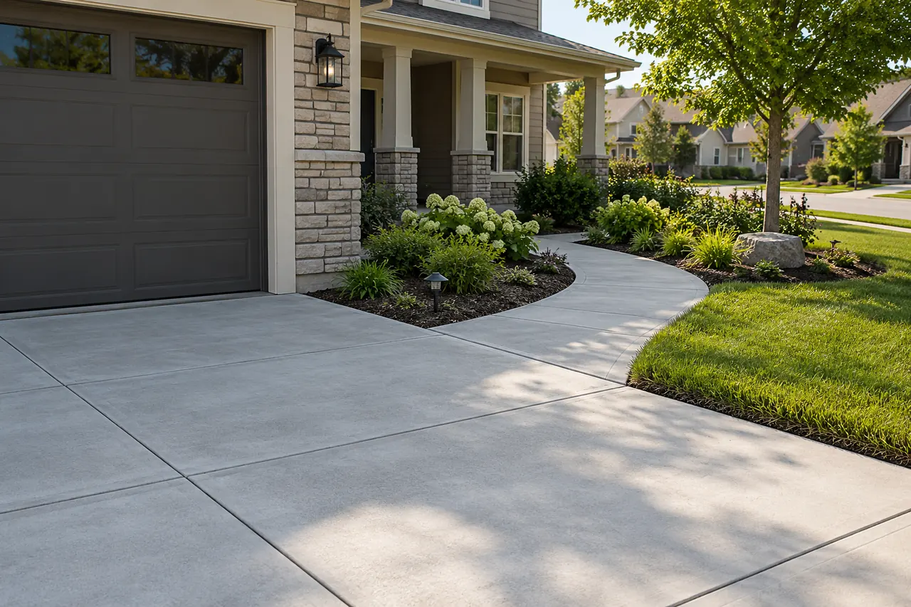 concrete driveways concept · Bedford