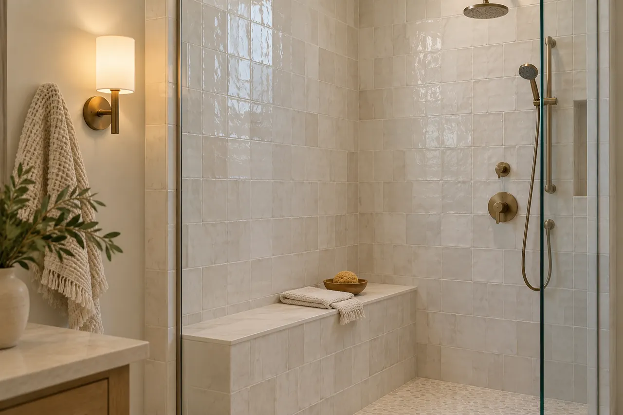 shower remodeling concept · Bedford