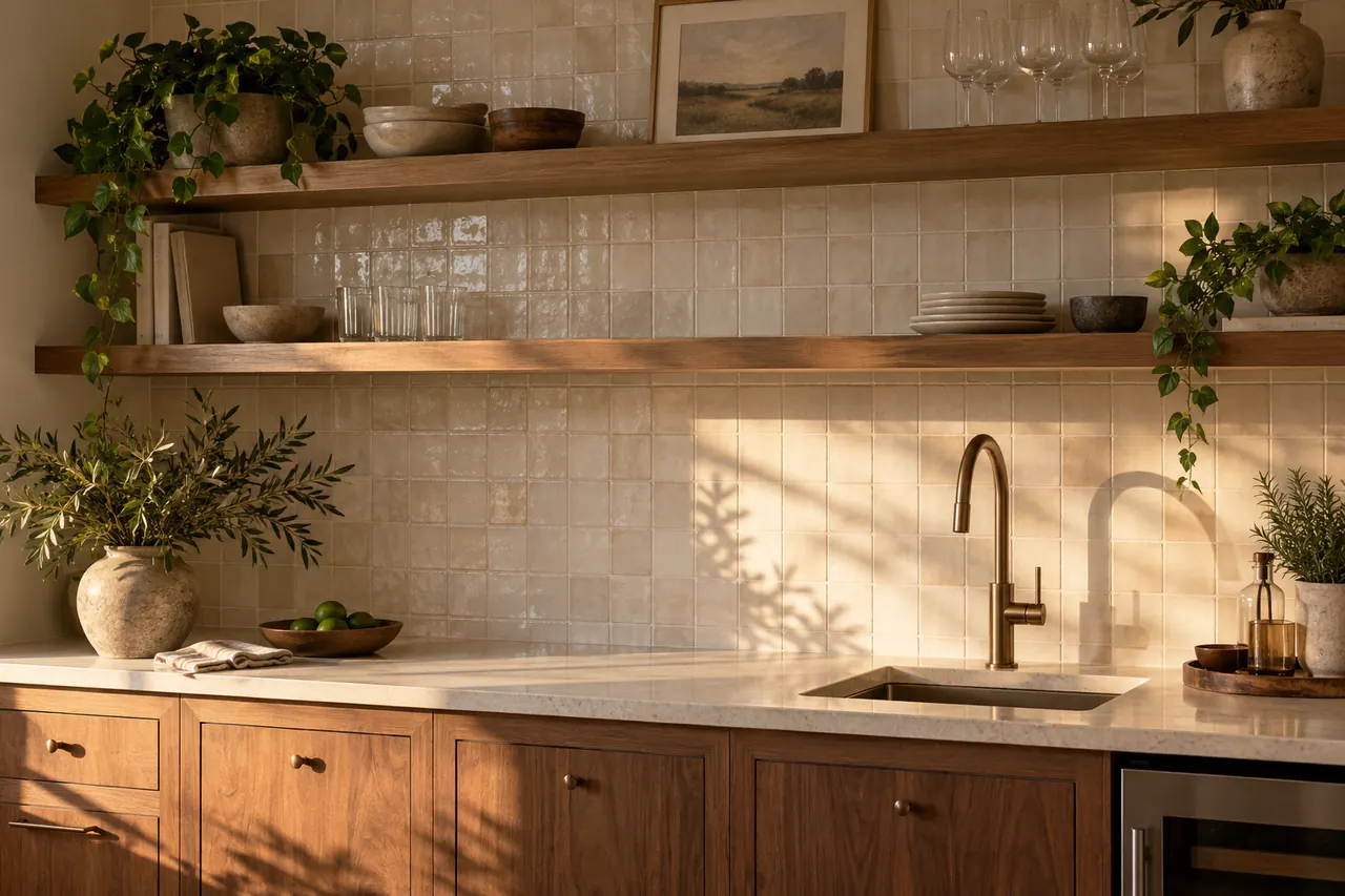 backsplash installation concept · Cedar Hill