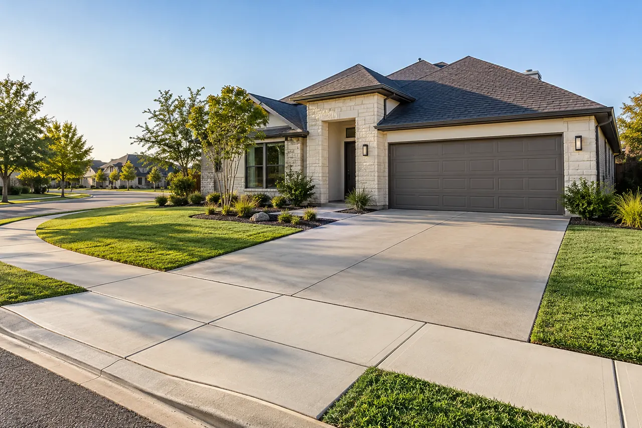 concrete driveways concept · Cedar Hill